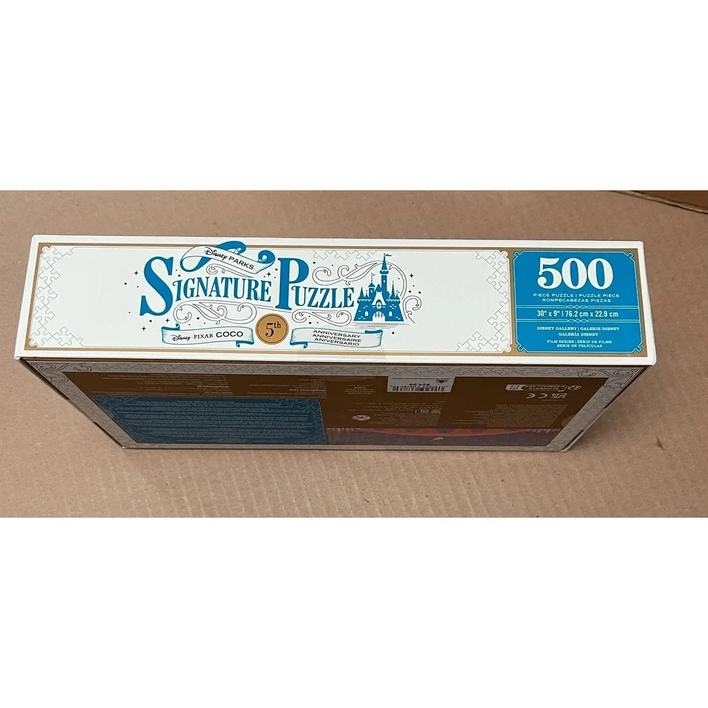 2023 Disney Parks‎ Pixar Coco 5th Anniversary 500 Pc Signature Jigsaw Puzzle NEW